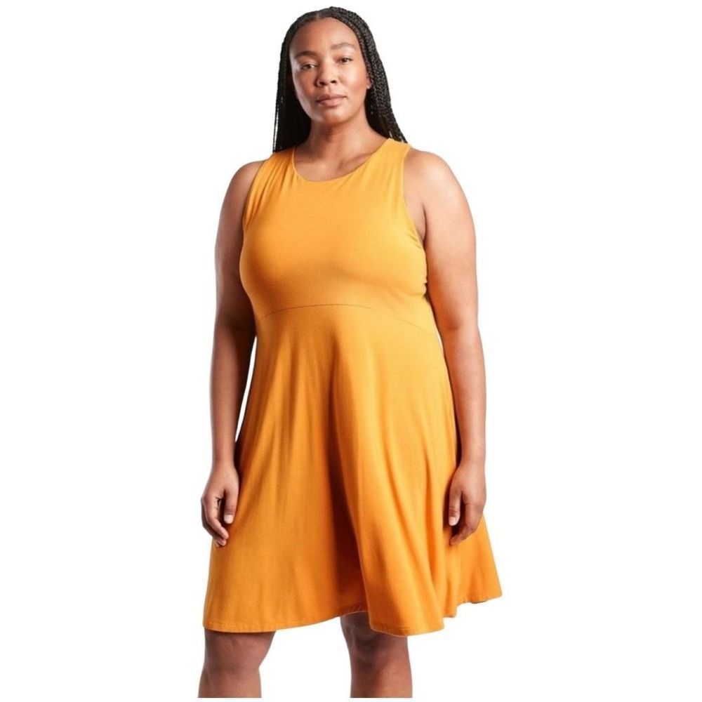 Athleta NWT gold Santorini Thera dress size 1X